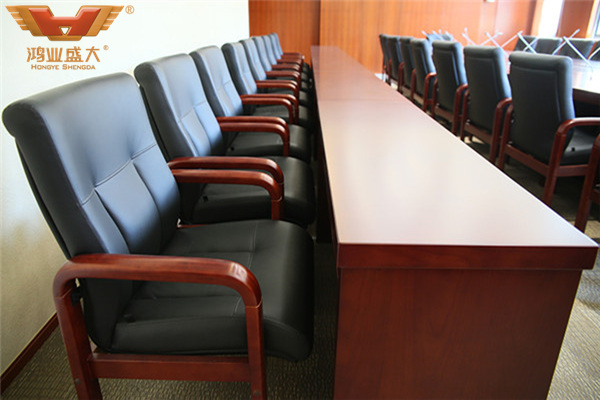 浙江省金华市检察院视像会议厅真皮会议椅款式