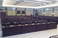 东莞某机关单位会议室办公家具安装完毕，条桌会议椅即将投入使用！