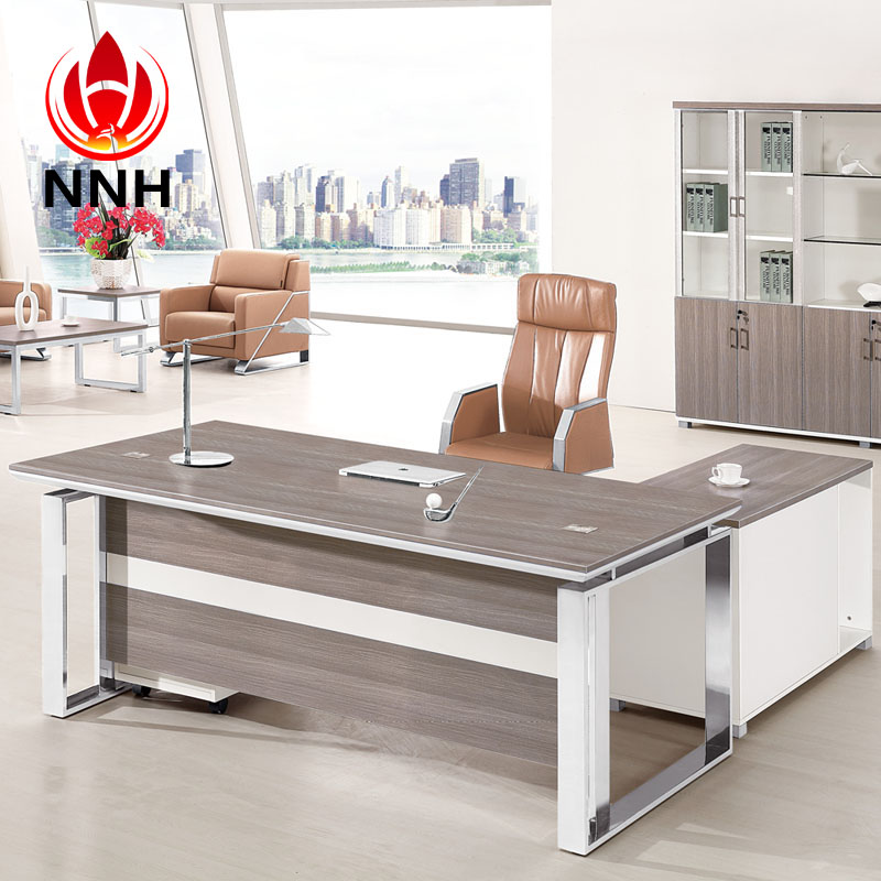 简约时尚老板台 环保板式办公桌NNH-JT15
