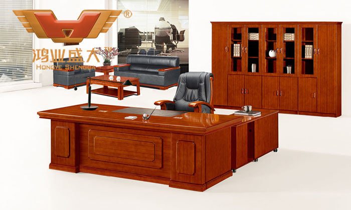 新款现代实木办公桌 时尚油漆大班台HY-D2024