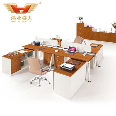 简约时尚2人办公屏风桌 组合职员桌HY-Z06