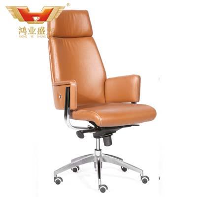 新款西皮老板椅 人体工学舒适办公椅HY-1899A