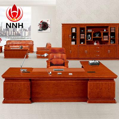 实木办公家具 油漆贴皮办公桌椅NNH-DA11-32
